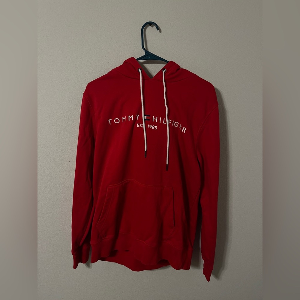 Tommy Hilfiger Red Hoodie for Men